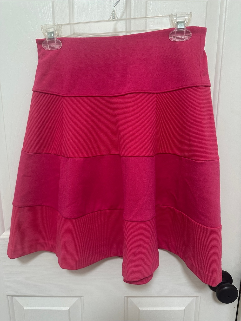 0140 Elle Pink Tiered Mini Skirt Womens‎ XS